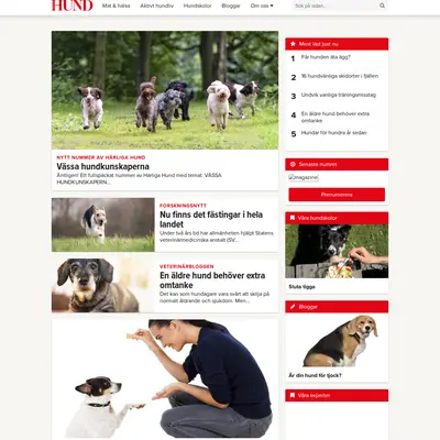 www.harligahund.se startsida 2020