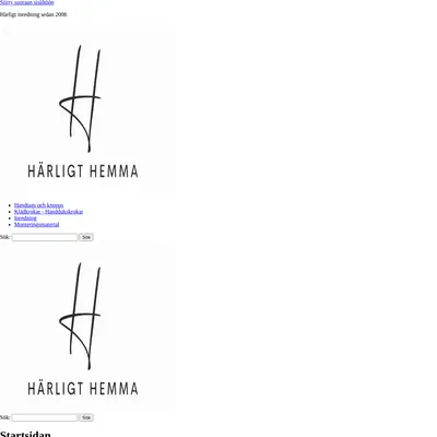 Härligt hemma startsida 2026