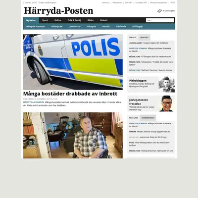 Härryda-Posten - Landvetters Tidning - Landvetter-Posten startsida 2018