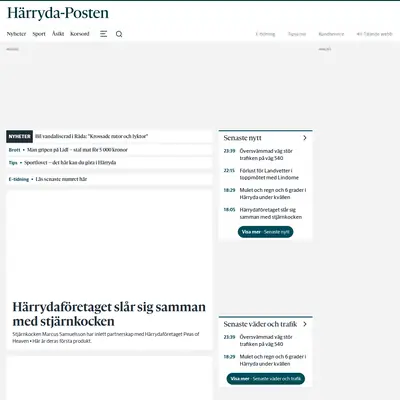 Härryda-Posten - Landvetters Tidning - Landvetter-Posten startsida 2024