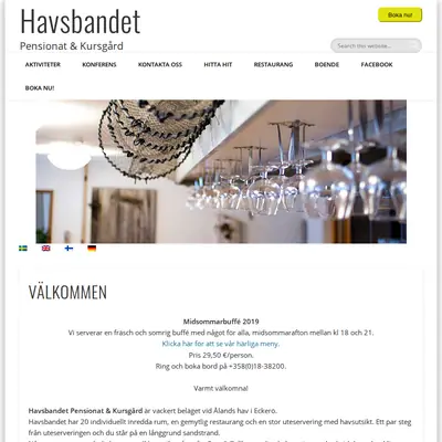Havsbandet startsida 2019