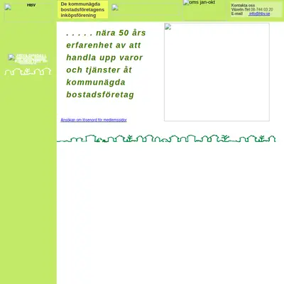 HBV-Magasinet startsida 2000
