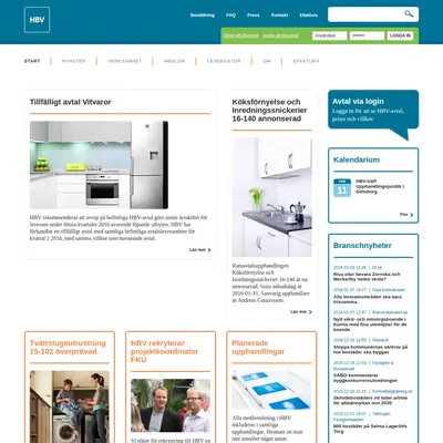HBV-Magasinet startsida 2016
