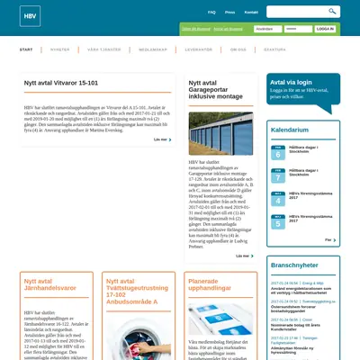 HBV-Magasinet startsida 2017