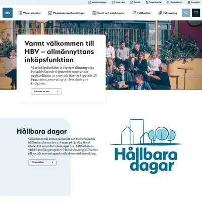 HBV-Magasinet startsida 2024