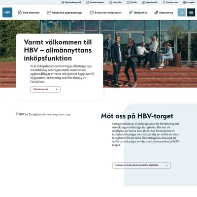 HBV-Magasinet startsida 2025