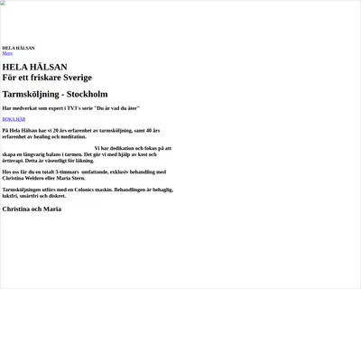 Hela Hälsan startsida 2019