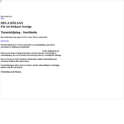 Hela Hälsan startsida 2020