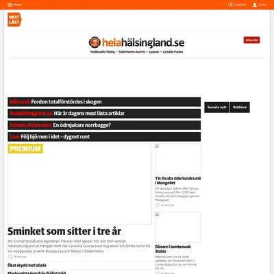 Söderhamns-Kuriren startsida 2015