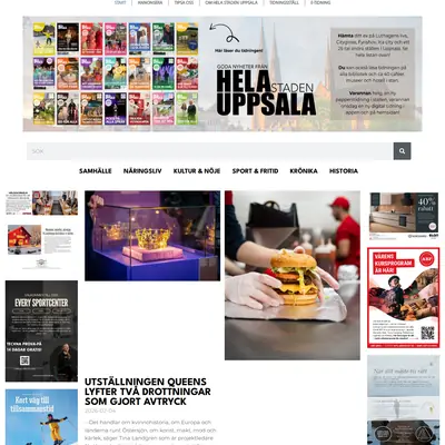 Hela Staden Uppsala startsida 2026