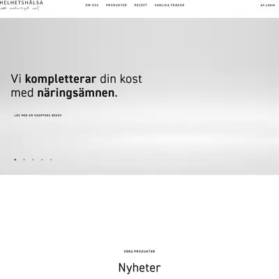 HELHETSHÄLSA startsida 2023