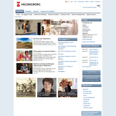 cityhelsingborg.se startsida 2014