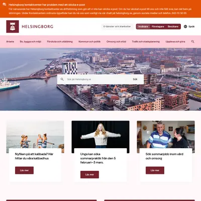 cityhelsingborg.se startsida 2024