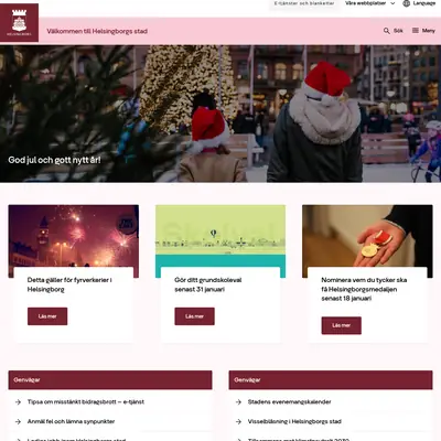 cityhelsingborg.se startsida 2026