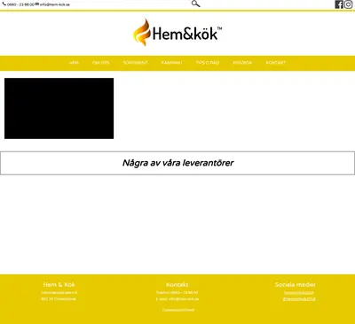 Hem & Kök startsida 2021