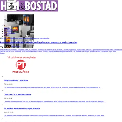 Hem & Bostad startsida 2021