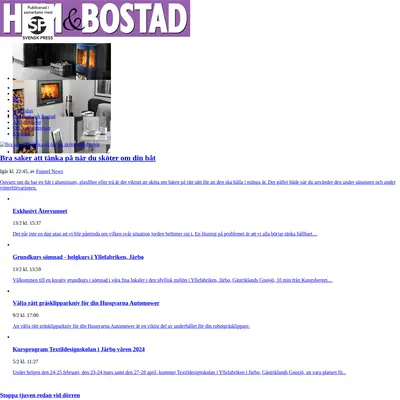 Hem & Bostad startsida 2024