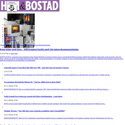 Hem & Bostad startsida 2025