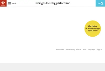 Hembygdsjournalen startsida 2019