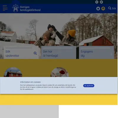 Hembygdsjournalen startsida 2024