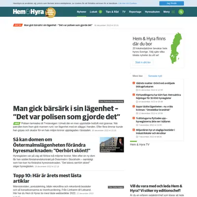 Hem & Hyra startsida 2023
