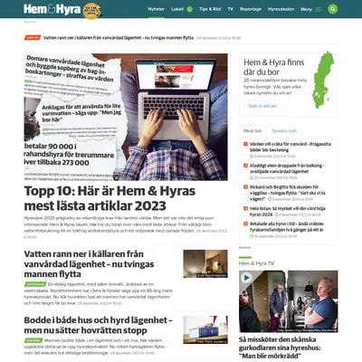 Hem & Hyra startsida 2024