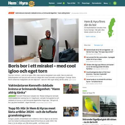 Hem & Hyra startsida 2025