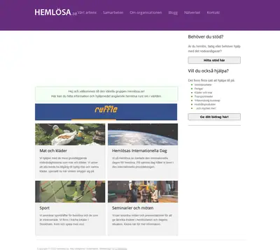 Hemlösa startsida 2013