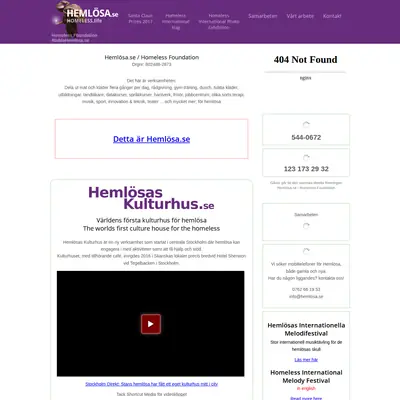 Hemlösa startsida 2017