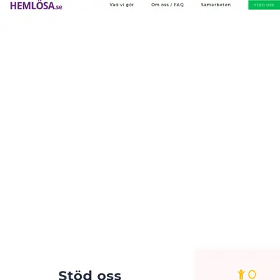 Hemlösa startsida 2018