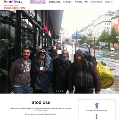 Hemlösa startsida 2023