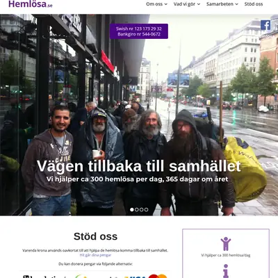 Hemlösa startsida 2024