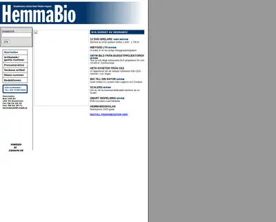 hemmabiotidningen.se startsida 2005