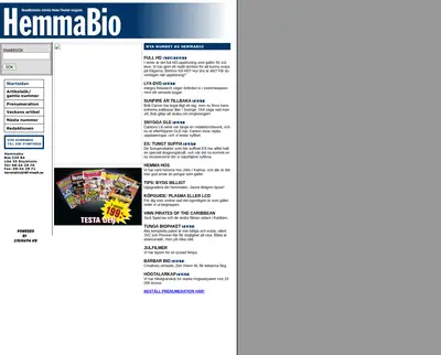 hemmabiotidningen.se startsida 2007