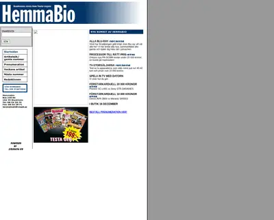 hemmabiotidningen.se startsida 2009
