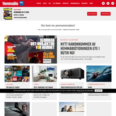 hemmabiotidningen.se startsida 2024