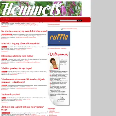 www.hemmetsveckotidning.se startsida 2011