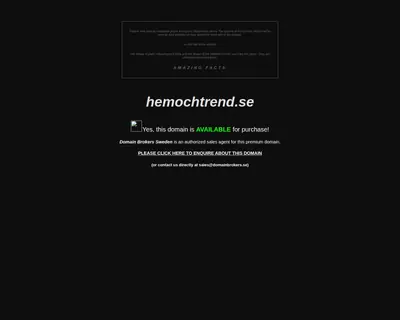 HEM & TREND startsida 2021