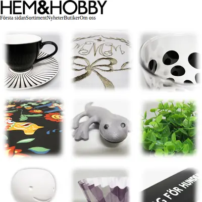HEM & HOBBY startsida 2010