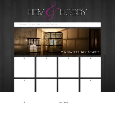 HEM & HOBBY startsida 2014