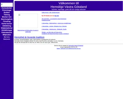 Hemslöjd startsida 2004