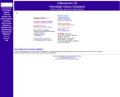 Hemslöjd startsida 2005