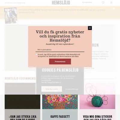 Hemslöjd startsida 2024