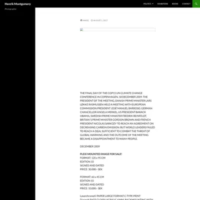 henrikmontgomery.com startsida 2018