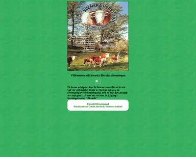 HEREFORD startsida 2001