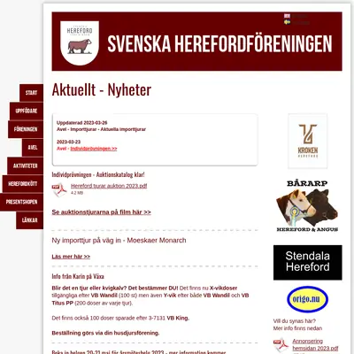 HEREFORD startsida 2023