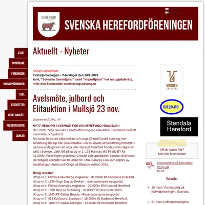 HEREFORD startsida 2025