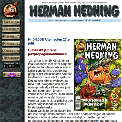 HERMAN HEDNING startsida 2007