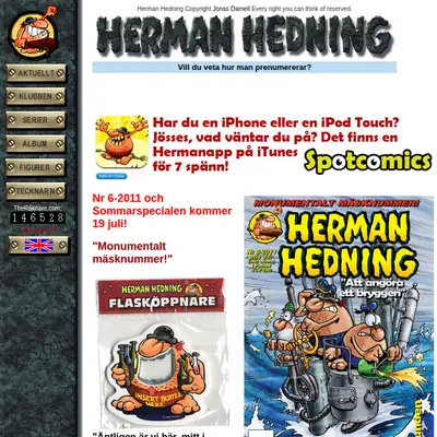 HERMAN HEDNING startsida 2012