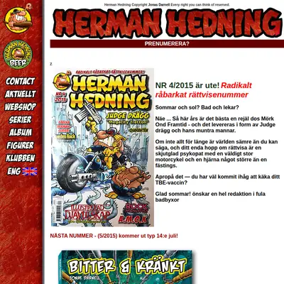 HERMAN HEDNING startsida 2015